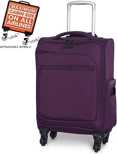 suitcase with replaceable wheels