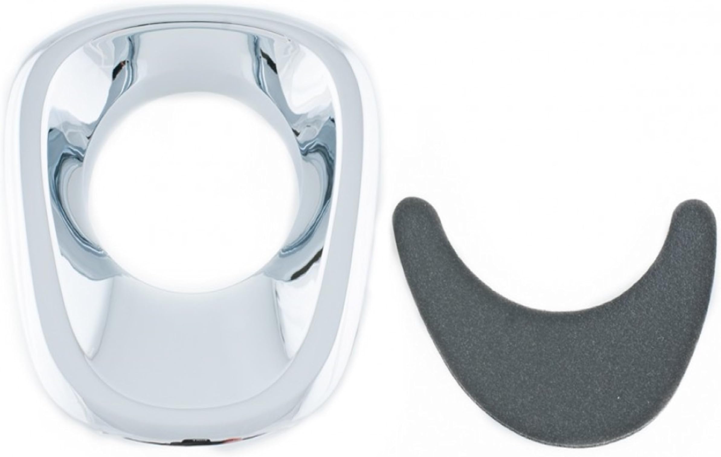 Honda Goldwing 1800 2006-2012 Chrome Key Insert With Rubber Pad