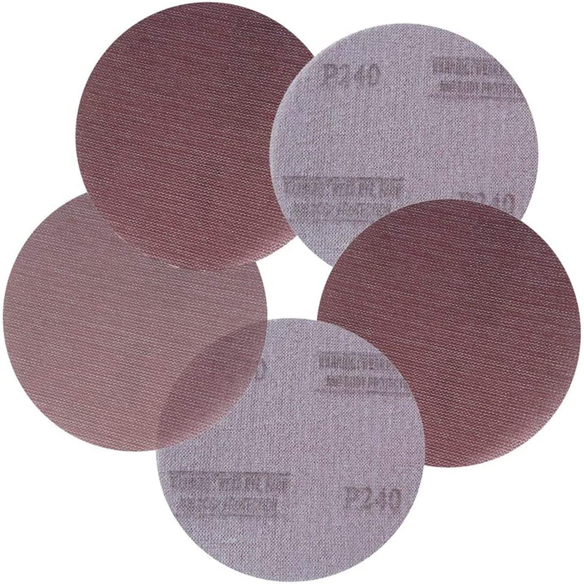 5 Pack 6 Inch150mm Mesh Sanding Discs Hook & Loop Dust Free Abrasive Net Sander Disc Anti-Blocking Long-Lasting Mesh Sanding Polishing Pads Grinding Sandpaper 80 Grit
