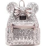Disney Loungefly Rose Gold Sequin 