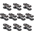 Bike Chain Master Link - PSLER Single Speed Bicycle Chain Link Missing Link Connectors Bike Chain Repair Accessories 10 Pieces Black