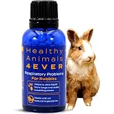 HealthyAnimals4Ever HA4E - Rabbit Respiratory Treatment - Support for Snuffles, URI &amp; Breathing Relief - Preventive Care - Natural Homeopathic Tablets - 300 Count