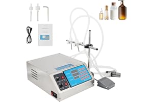 Garvee Liquid Filling Machine, 1-135 fl oz Automatic Bottle Filler, 127W Digital Liquid Filling Machine Oil Filling Machine w