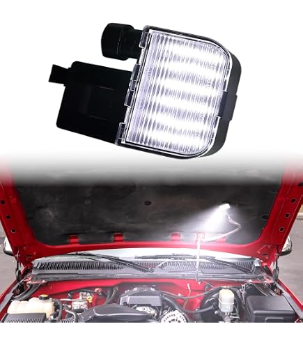 LED Under Hood Light Assembly For 2003-2006 GMC Sierra & Chevy Silverado - White Bright Engine Compartment Lamp