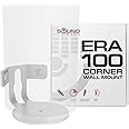 ERA100 Corner Wall Mount Bracket - Low Profile, White, Single (1pc), Complete with All Mounting Hardware Compatible with Sonos ERA 100 Speaker