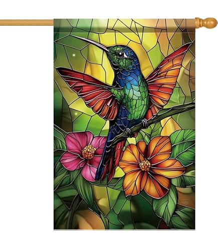 Amazon.com : Pickako Tropical Summer Spring Hummingbird Bird In