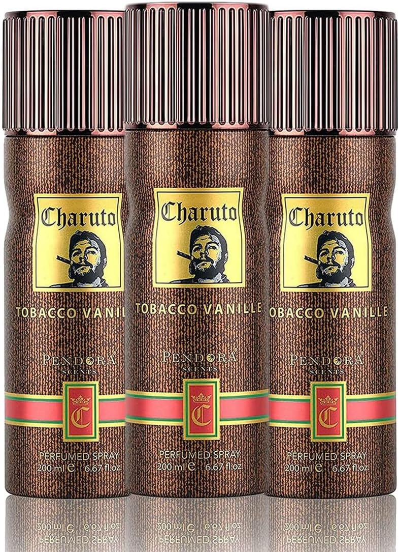 Paris Corner Deo Set 3x Charuto Body Spray 200ml Men Women Fragrance Mist