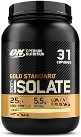 Optimum Nutrition Gold Standard 100% Isolate Whey Protein Vanilla 930 g