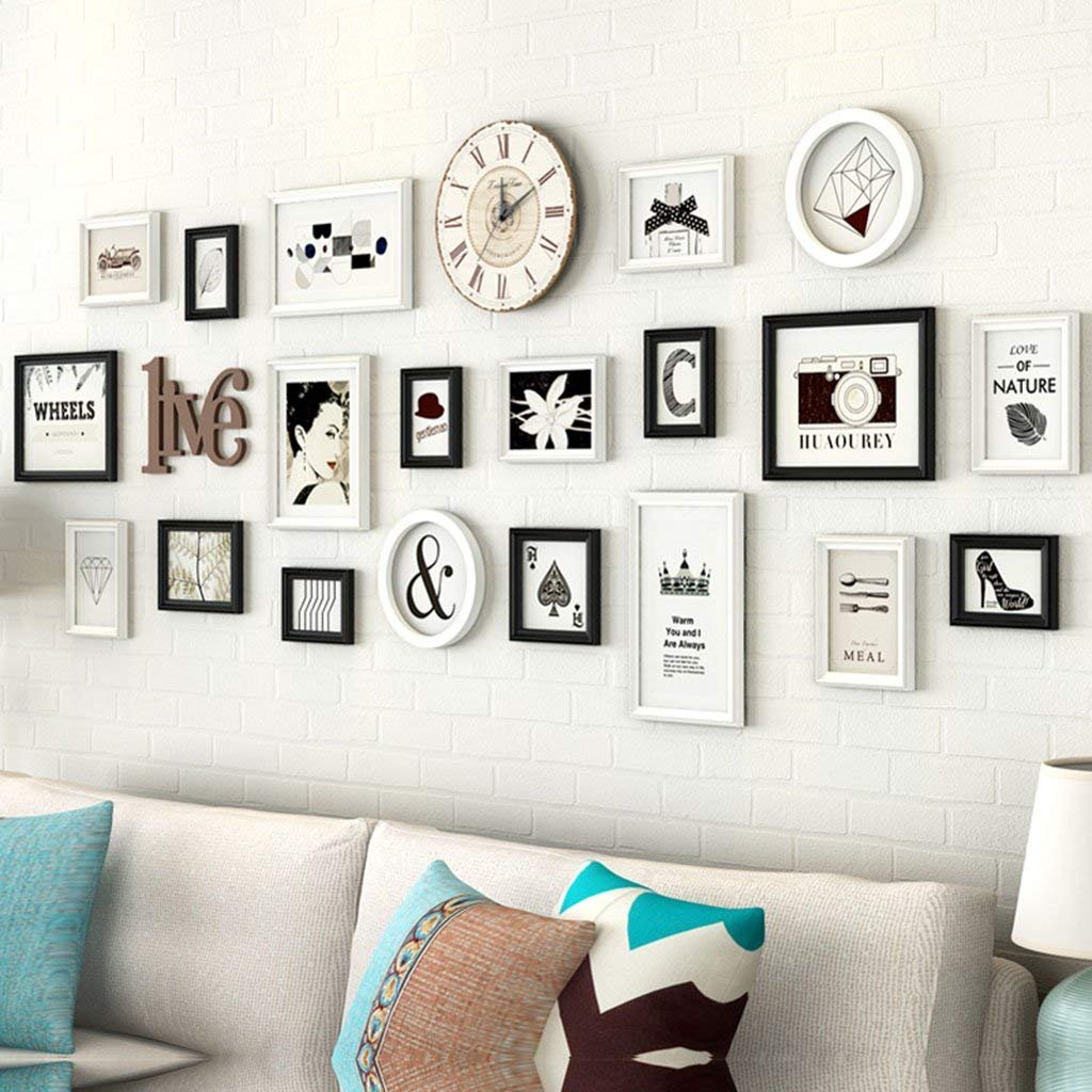 Amazon.de AINUO Dekoration Holz Bilderrahmen 20 Stück