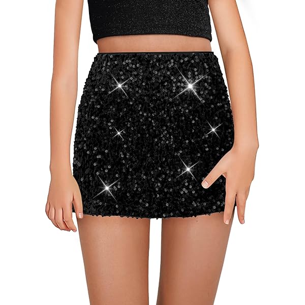 hth glitter skirt 黒　グリッター　ミニスカート D38F52E8-37A9-4F5F-ABCD-