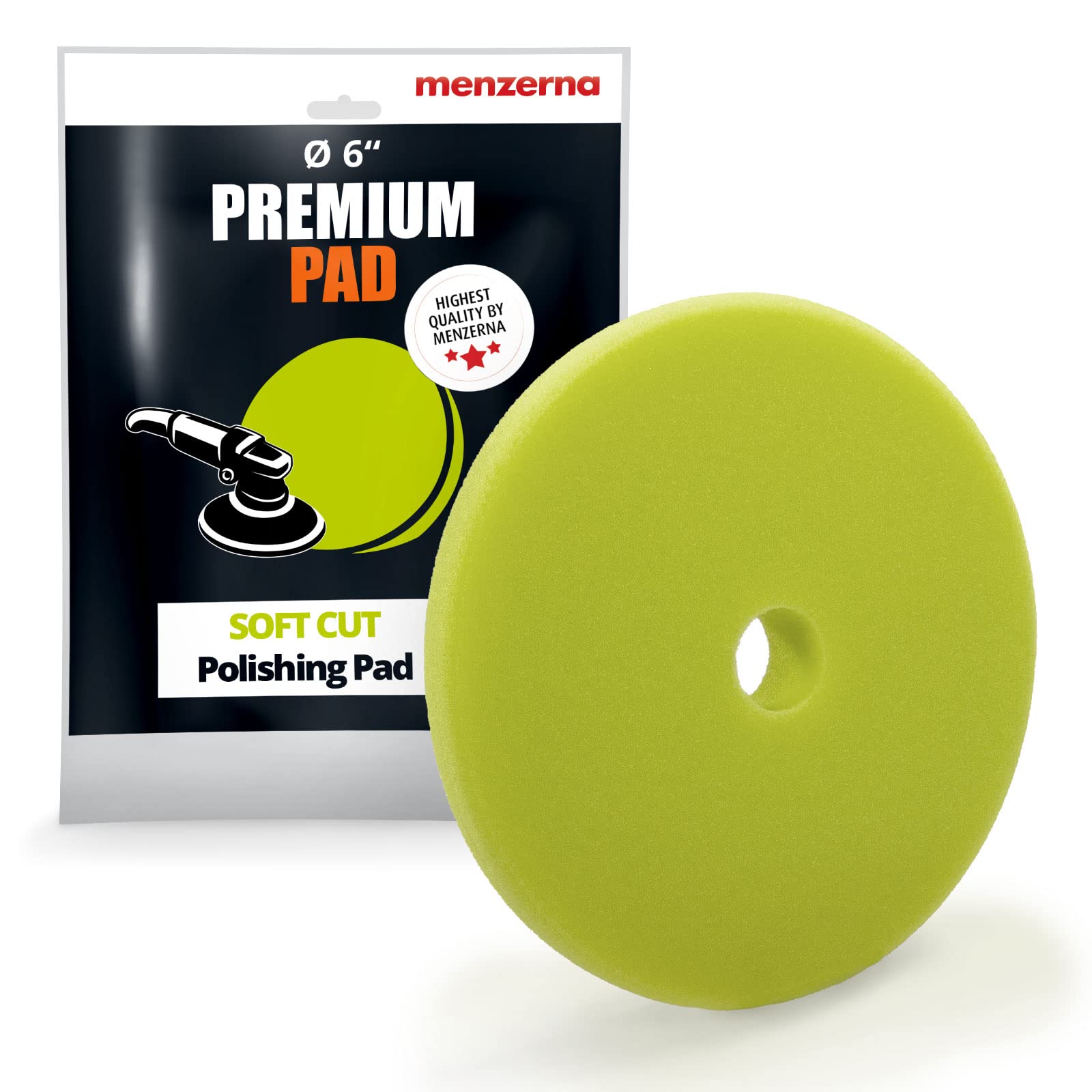 menzerna Soft Cut Polishing Pad 6" por finishes