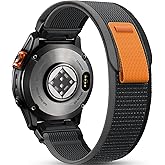 IMIVIO 26mm Nylon Bands Compatible with Garmin Fenix 8 51mm/Fenix 7X pro/7X/Fenix 6X Pro/6X/Fenix 5X/Plus Band, 26mm Width Quickfit Replacement Sport Watch Bands for Fenix 3, Fenix 3HR Smartwatch
