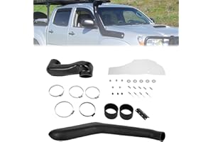 YINZINR Air Intake Snorkel Kit High Wading Hose For 2005-2015 Toyota Tacoma (4L) Petrol, Black