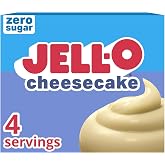 Jell-O Instant Pudding &amp; Pie Filling, Cheesecake, 1 oz | Zero Sugar with 2/3 Fewer Calories, Just Stir with Fat-Free Milk &amp; Set in 5 Minutes, Sealed Pouch