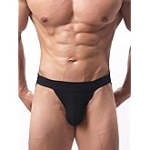 Mens Briefs Comfortable Pouch Underwear Moisture Wicking Ribbed Bikini Stretch Lightweight Underpants