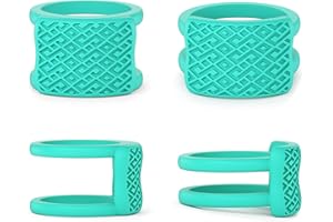 Rinfit Ring Protector for Working Out - Wedding Band and Engagement Ring Cover for Gym - Silicone Ring Guard - Rubber Ring Pr