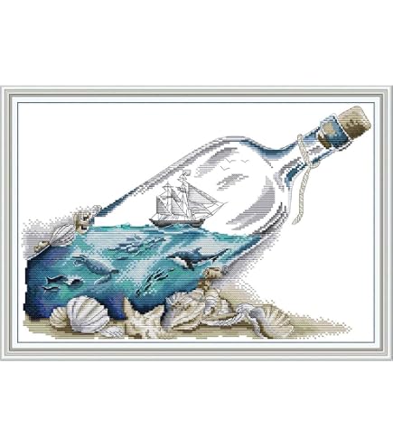 Kit Point De Croix Design Works Watering Can Cats - 20x25cm, Diagramme Compté, Tissu Aida 14ct