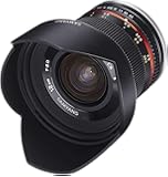 Samyang 12 mm F2.0 Manual Focus Lens for Fuji X - Black, 7774