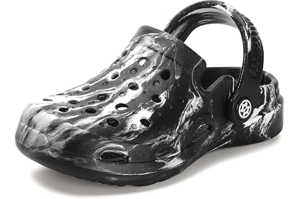 KVbabby Kids Garden Clogs for Boys Girls (Toddler/Little Kids/Big Kids) | Garden Shoes Water Shower Beach Pool Slipper，Slip on Sandals，Lightweight EVA，Arch Support，Adjustable，Non-slip，Indoor Outdoor