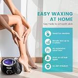 Vinmall Waxing Kit Wax Heater 4x100g Hard Wax Beads 30 Sticks Home Use view 7