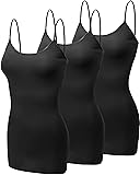 Emmalise Women's Basic Plus Size Long Camisole Cami