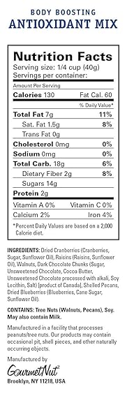 POWER UP PREMIUM TRAIL MIX – ANTIOXIDANT TRAIL MIX 13OZ, GLUTEN FREE, VEGAN, NON-GMO