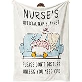 musaecoin Nurse Gifts for Women/Men, Thoughtful Gifts for Nurses - Soft Nurse Blanket, LPN RN Nurses Week/Day Appreciation Gift, Nursing Student Graduation Gift Flannel Throw Blanket 60" x 50"