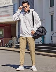COOFANDY Men's Casual Joggers Pants - Cotton