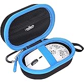 Tourmate Storage Case for Glorious/TMKB Falcon M1SE/HyperX Gaming Wireless Mouse, Model O/D RGB Mouse with Lights Hard Travel Case, Protective Carrying Storage Bag(Only Box) (Black & Blue)