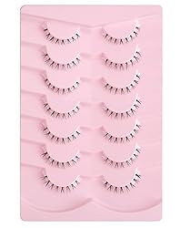 Jiocolor Bottom Lashes Clear Band Wispy Short C