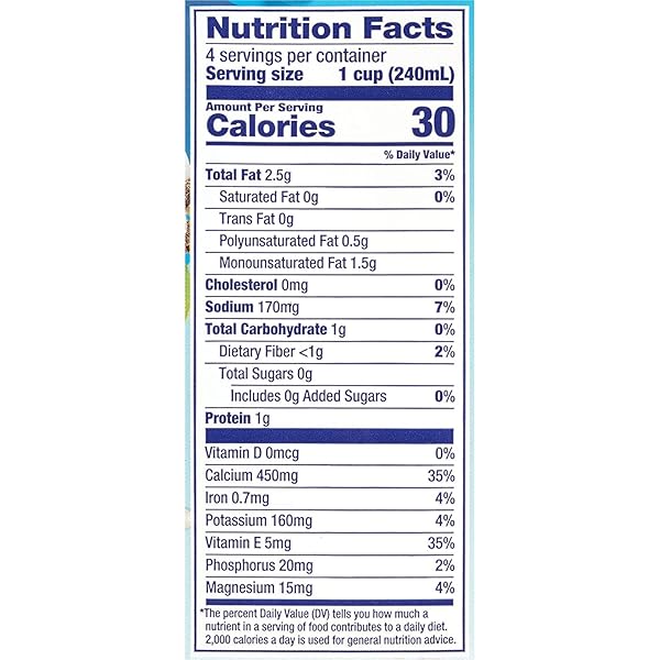 ALMOND BREEZE DAIRY FREE ALMONDMILK, UNSWEETENED VANILLA, 32 OUNCE (PACK OF 6)
