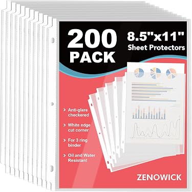 Amazon Best Sellers: Best Binder Sheets, Card & Photo Sleeves