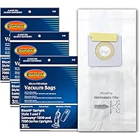 EnviroCare Replacement Micro Filtration Vacuum Cleaner Dust Bags Designed to Fit Bissell Style 1 and 7 Uprights 9 Pack