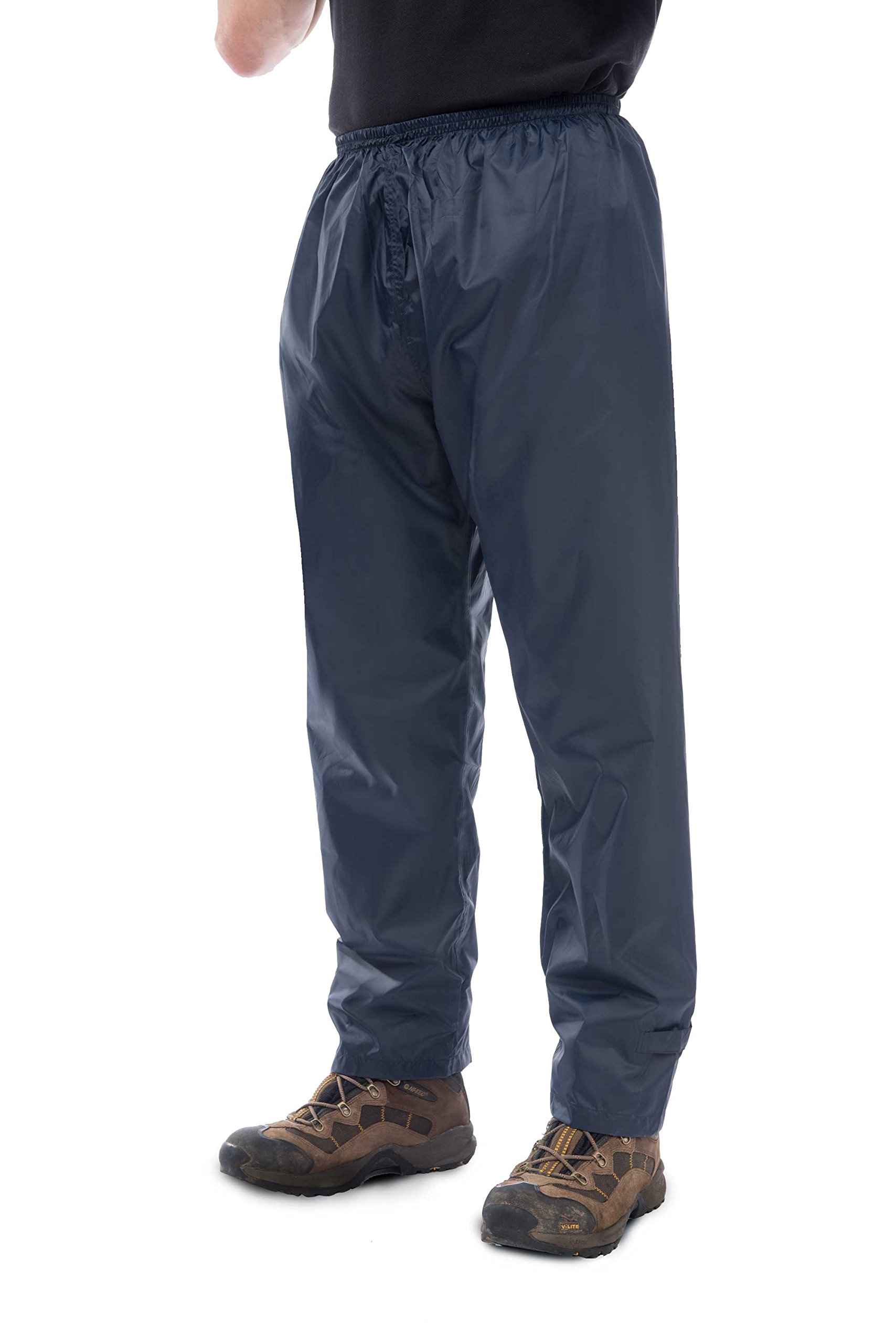 Mac in a Sac Origin Unisex Waterproof Packaway Overtrousers (Navy, XXXL)