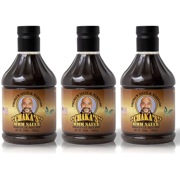 Amazon.com: Chaka's MMM Sauce Original Marinade (34oz) - Pack ...