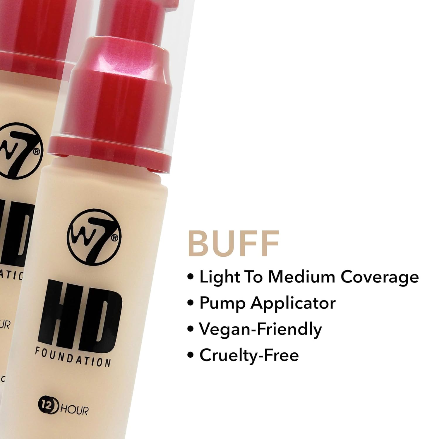 w7 hd foundation buff