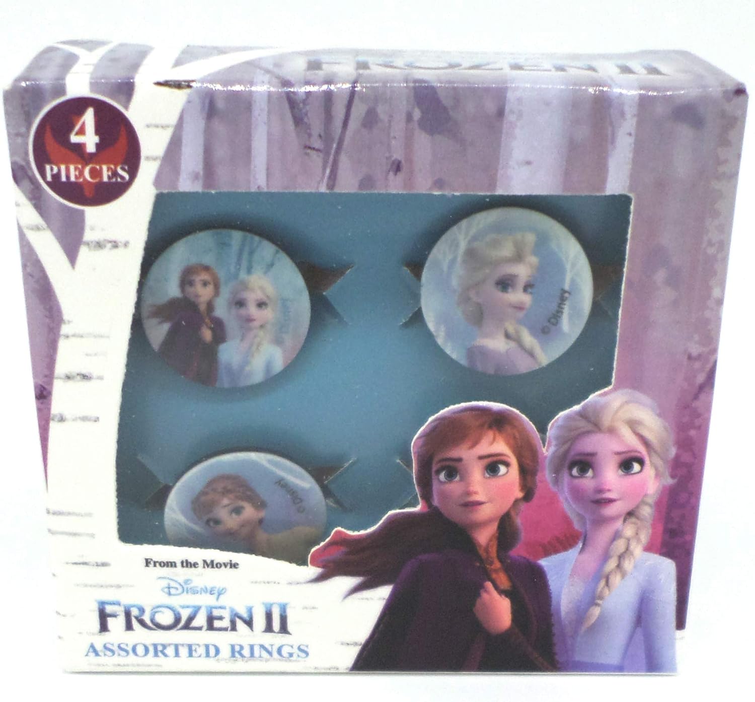 TDL Disney Frozen - 4 Anillos - Licenciado Oficialmente - 4 ...