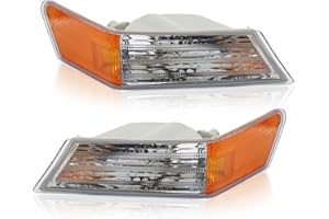 Yunnergo 1 Pair Front Turn Signal Lights Lamps Compatible with Patriot 2007-2017, 68004180AC, CH2527102, 68004181AC, CH2526102