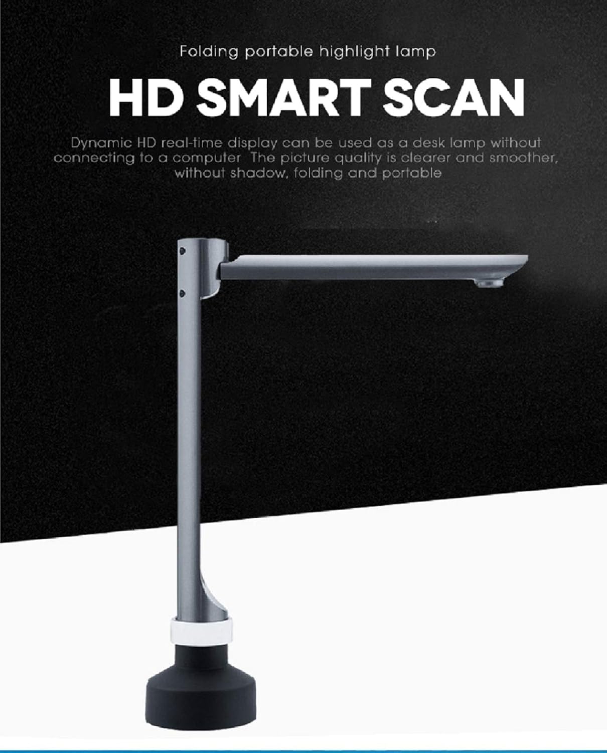 Document Camera for Teachers, USB Portable High-Definition Scanner, with Real-time Projection Recording Features, OCR Multi-Language Recognition, A4 Format, for Distance Learning, Office and Classroom : Electronics