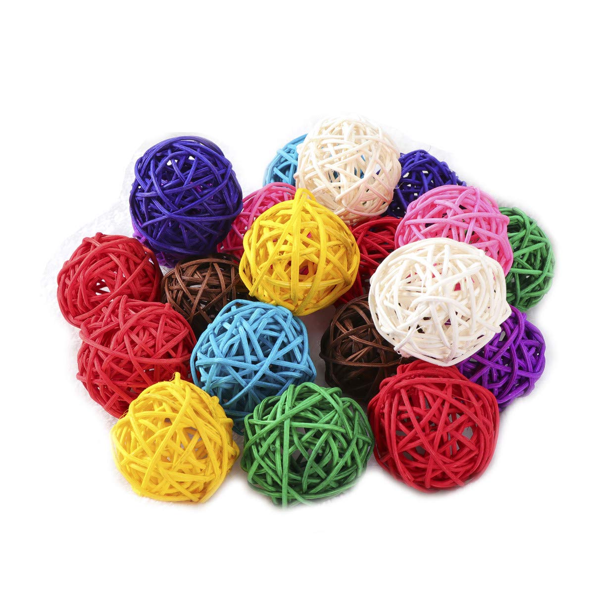 Honest Service Toyandona 10pcs Wicker Rattan Ball Diy Craft Orbs Wedding Decoration Spheres Party Table Desk Garden Hanging Ornament 3cm Assorted Color Shop Online Seguropoop Com Br