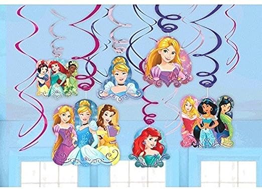 Amazon Com Disney Princess Dream Big Party Foil Hanging Swirl