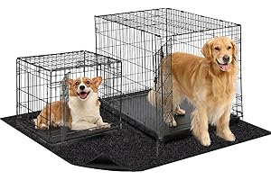 XGKHOM Dog Crate Mat, Waterproof, Non-Slip Liner for Pet Cages & Training, Floor Protection Pad, Absorbent & Washable, 64" x 