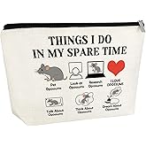 Animal Lover Gifts Makeup Bag Opossum Lover Gift For Women Possum Gift For Women Cosmetic Bag Christmas Birthday Gifts For Friend Female Possum Owner Gift Possum Mom Gifts Cosmetic Travel Pouch
