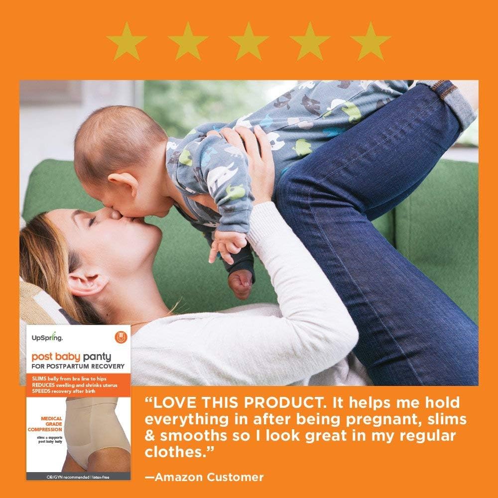 UpSpring Baby Postpartum Underwear High Waisted Postpartum Panties for for Post Pregnancy at  Women’s Clothing store