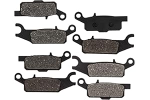 NICHE Brake Pad Kit for Yamaha Grizzly 700 550 3B4-W0045-00 3B4-W0045-10 Front Rear Semi-Metallic