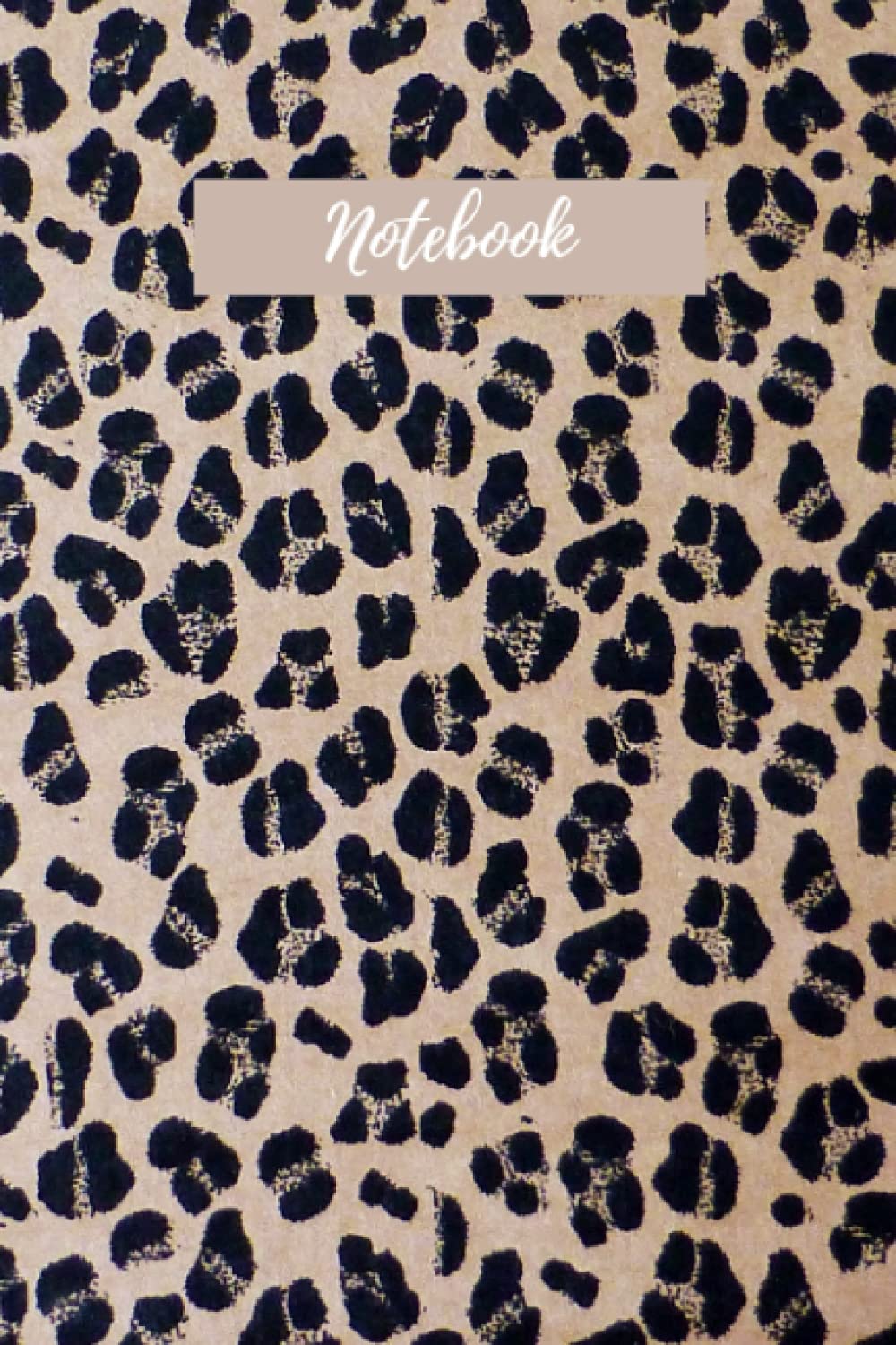 Leopard Print Notebook, Journal For Women, Journal For Writing: 6x9, 100 pages, leopard notebook wide ruled