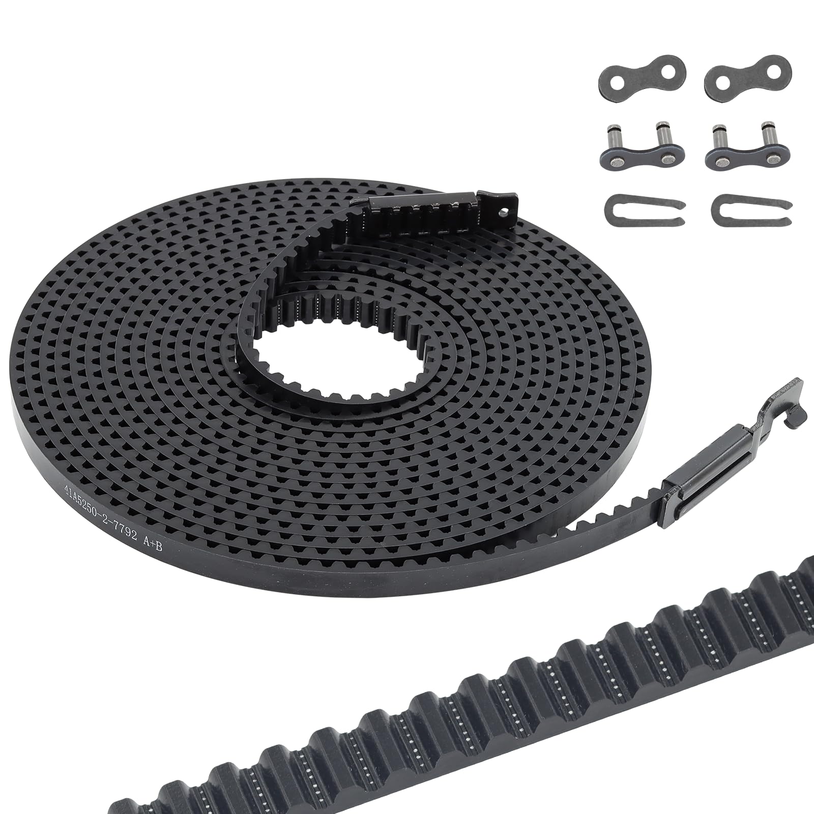 41A5250-2 Drive Belt for 10ft High Garage Doors,308'' Garage Door Openers Belt 041A5250-2,Replacement Belt Compatible with Some Liftmaster/Chamberlain Belt Drive Garage Door Opener Image