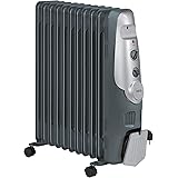 AEG RA 5522 - Radiador de aceite, 2200 W, 11 elementos, termostato,