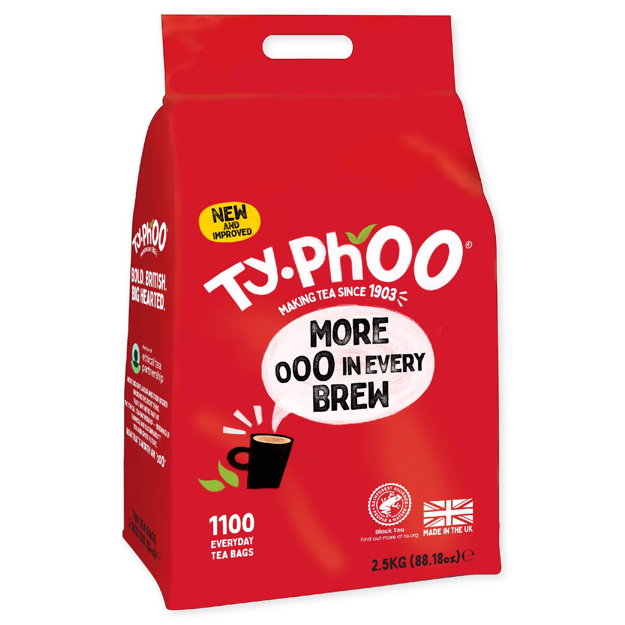 Typhoo Tea Bags, 1 Pack of 1,100