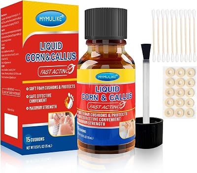 MYMULIKE Liquid for Corn Removers Extra Strength Foot Pain Relief 15ML